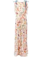 Red Valentino Bird Print Jumpsuit - Nude & Neutrals
