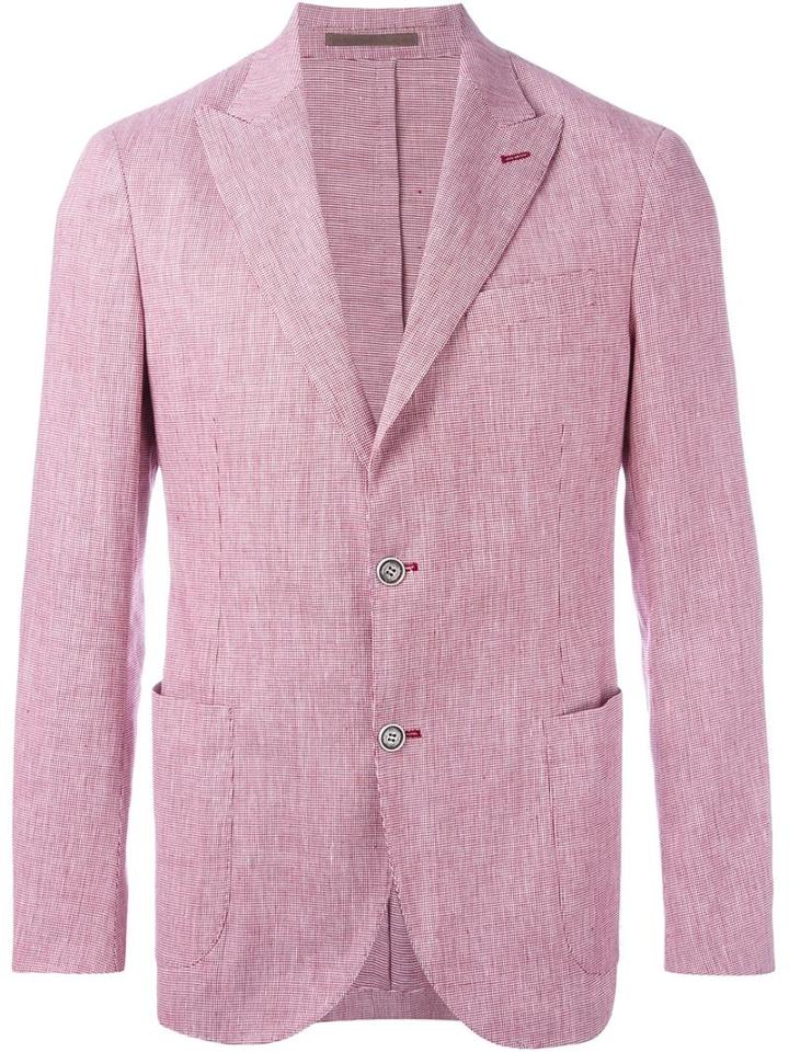 Eleventy Peak Lapel Blazer