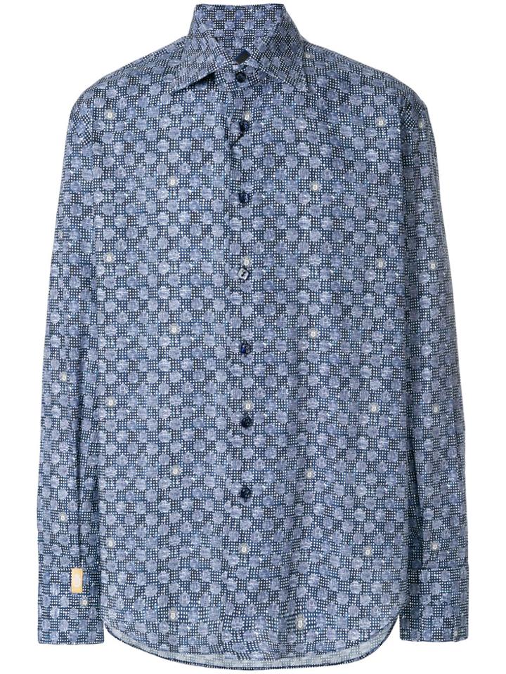 Billionaire Classic Collared Shirt - Blue