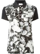 Moncler Floral Print Polo Shirt