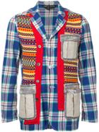 Comme Des Garçons Vintage Plaid Patchwork Jacket - Multicolour