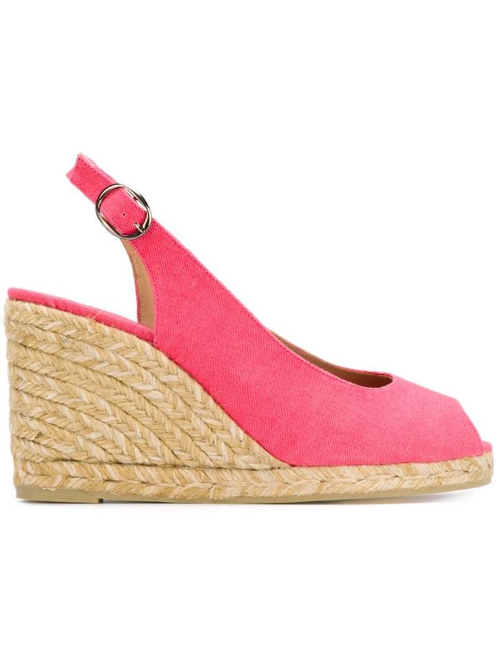 Castañer Sling-back Wedge Sandals