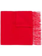 N.peal Woven Scarf - Red