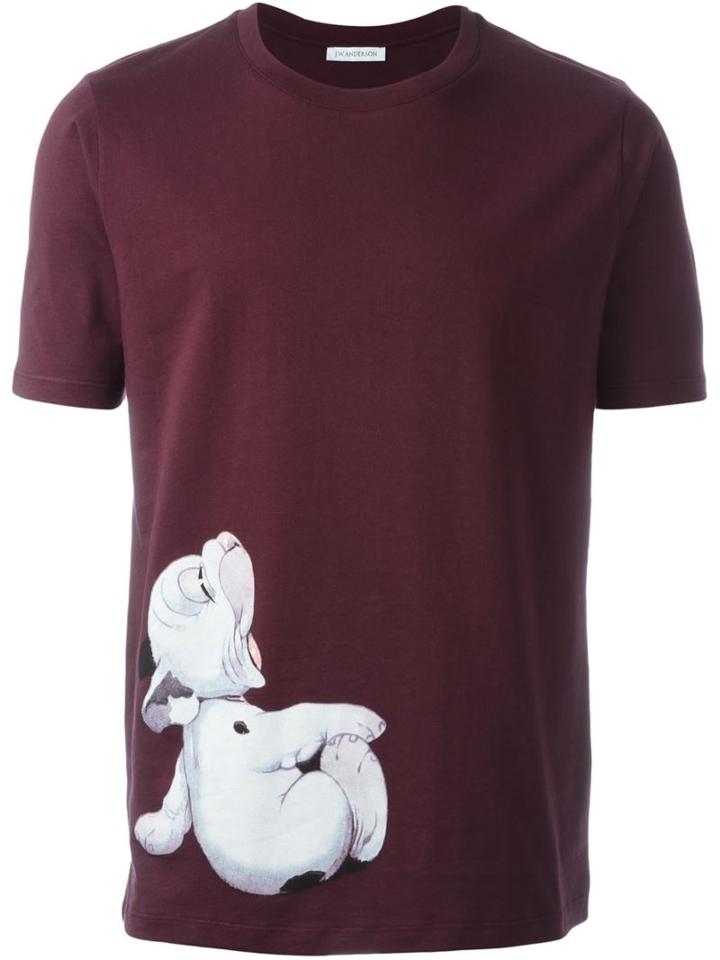 J.w. Anderson Cropped Bonzo T-shirt
