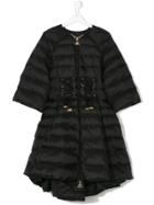 Elisabetta Franchi La Mia Bambina Padded Coat - Black