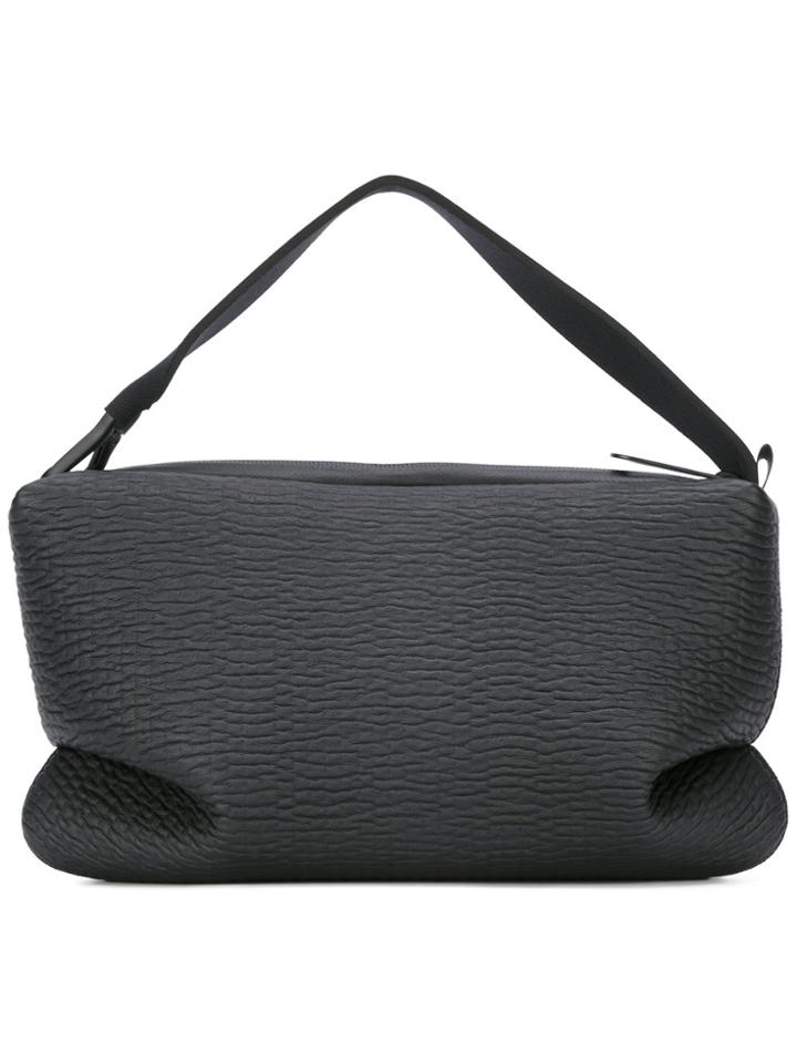 Côte & Ciel Textured Shoulder Bag - Black