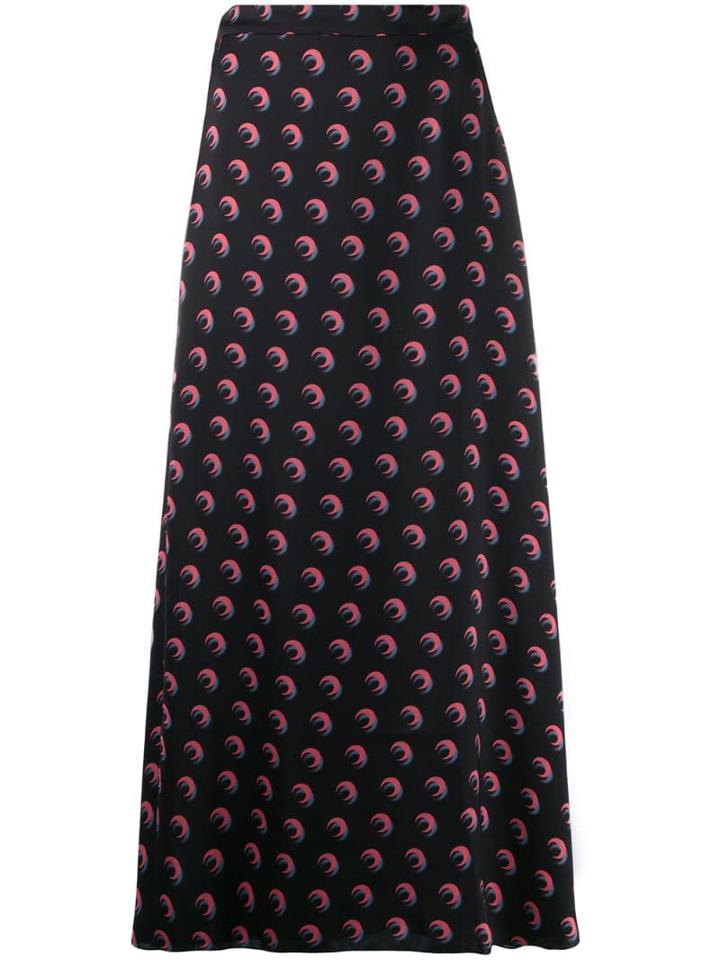 Marine Serre Crescent Moon Print Skirt - Pink