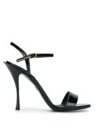 Dolce & Gabbana Patent High Heel Sandals - Black