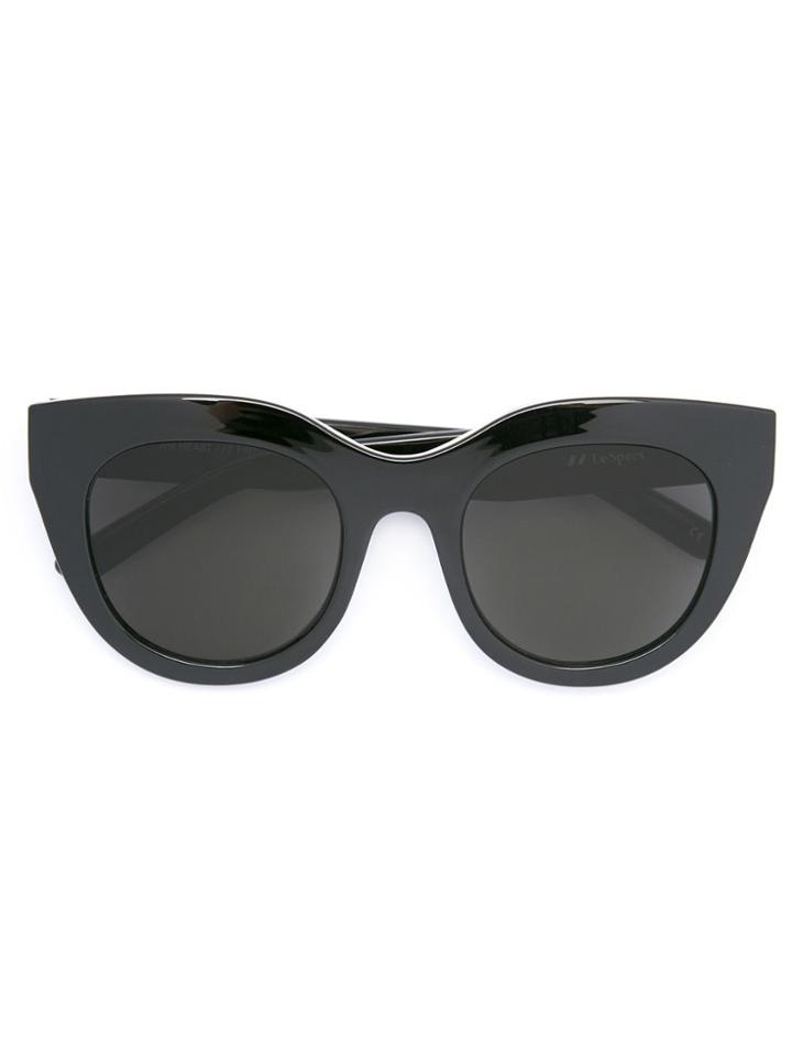 Le Specs Air Heart Sunglasses - Black