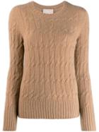 Drumohr Cable-knit Sweater - Neutrals