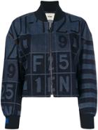 Fendi Denim Bomber Jacket - Blue