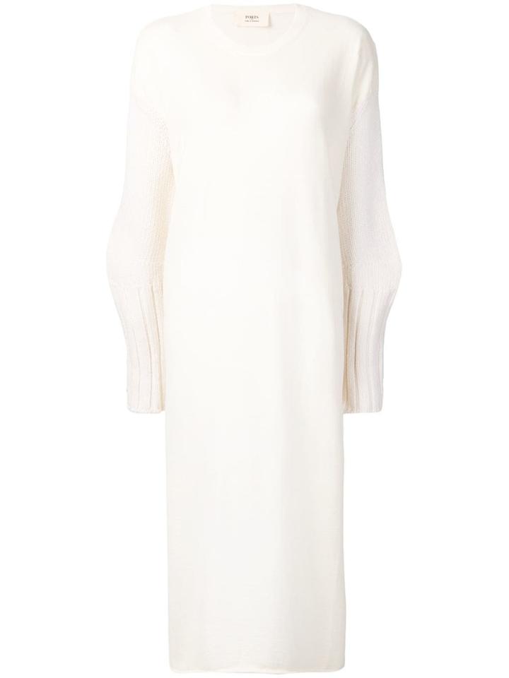 Ports 1961 Asymmetrical Jumper - White