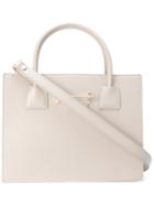 M2malletier - Classic Mini Tote - Women - Cotton/leather - One Size, Women's, Nude/neutrals, Cotton/leather