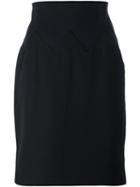 Jean Paul Gaultier Vintage Knee Length Skirt, Women's, Size: 44, Black
