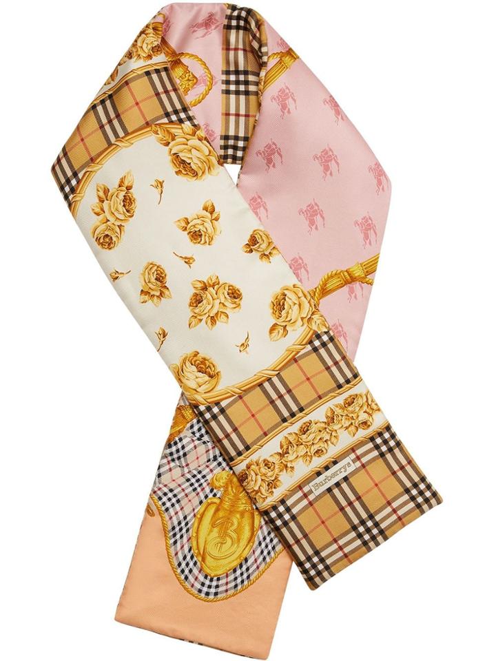 Burberry Archive Scarf Print Silk Puffer Scarf - Multicolour