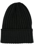 Kijima Takayuki - Ribbed Knit Beanie - Men - Hemp/nylon/polyurethane - One Size, Black, Hemp/nylon/polyurethane