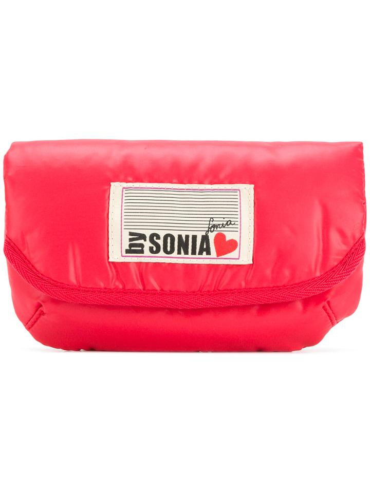Sonia By Sonia Rykiel Logo Patch Make Up Bag - Red