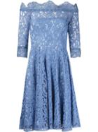 Martha Medeiros Marescot Lace Lili Dress, Women's, Size: 46, Blue, Silk/cotton/polyamide/viscose