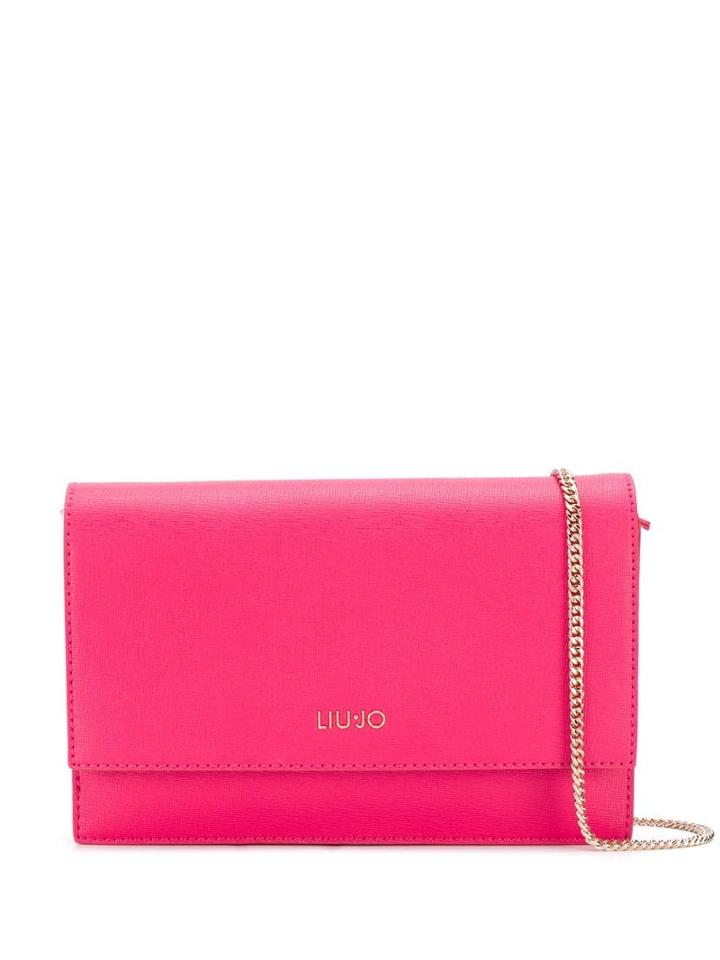 Liu Jo Foldover Top Crossbody Bag - Pink