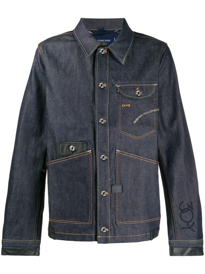 G-star Raw Research Denim Shirt Jacket - Blue