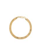 Givenchy Pre-owned Snake Chain Logo Bracelet - Gold