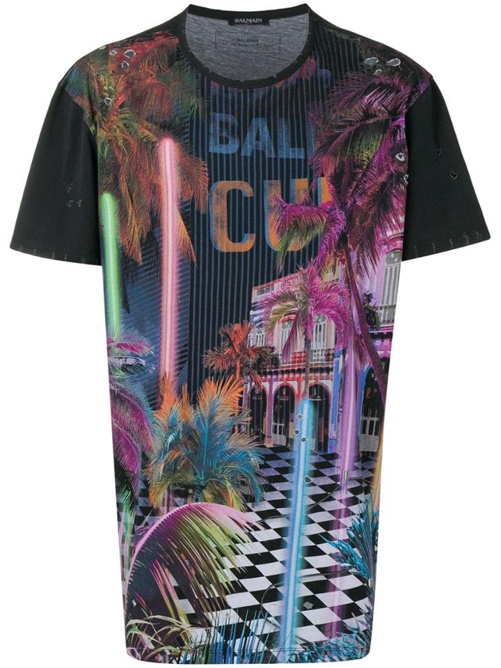 Balmain Oversized T-shirt - Black