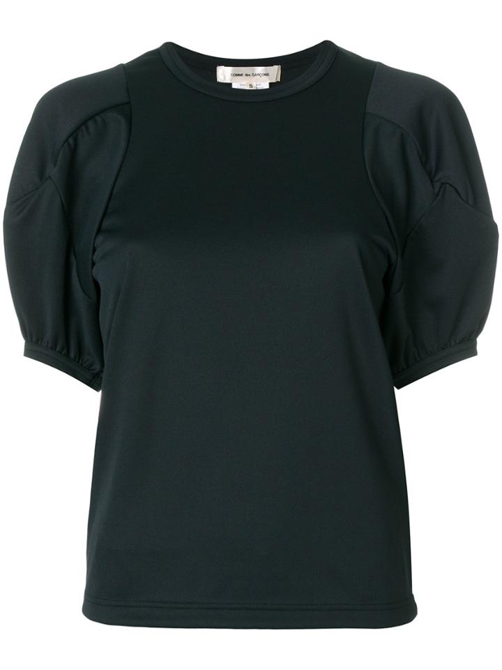 Comme Des Garçons Puffer Sleeve T-shirt - Black