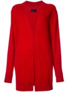 Rta Distressed Cardigan, Women's, Size: Medium, Red, Cashmere