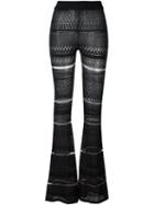 Mcq Alexander Mcqueen Geometric Knitted Trousers