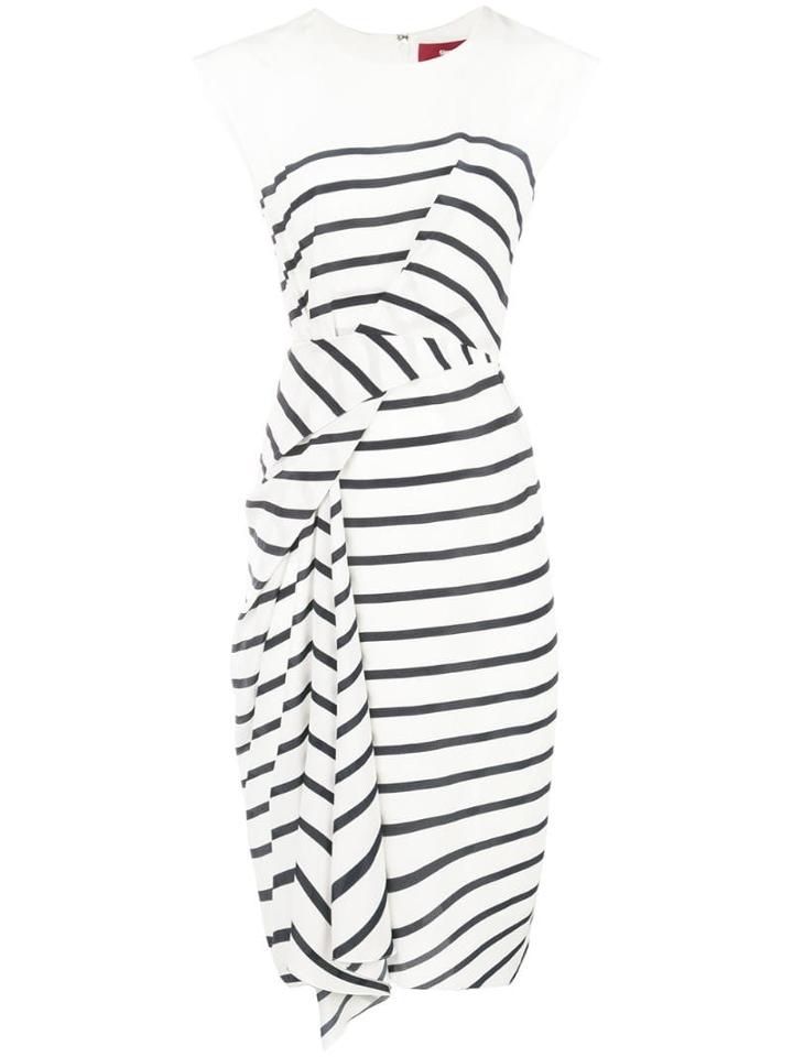 Sies Marjan Striped Sleeveless Dress - White