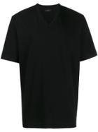 Joseph V-neck Regular T-shirt - Black
