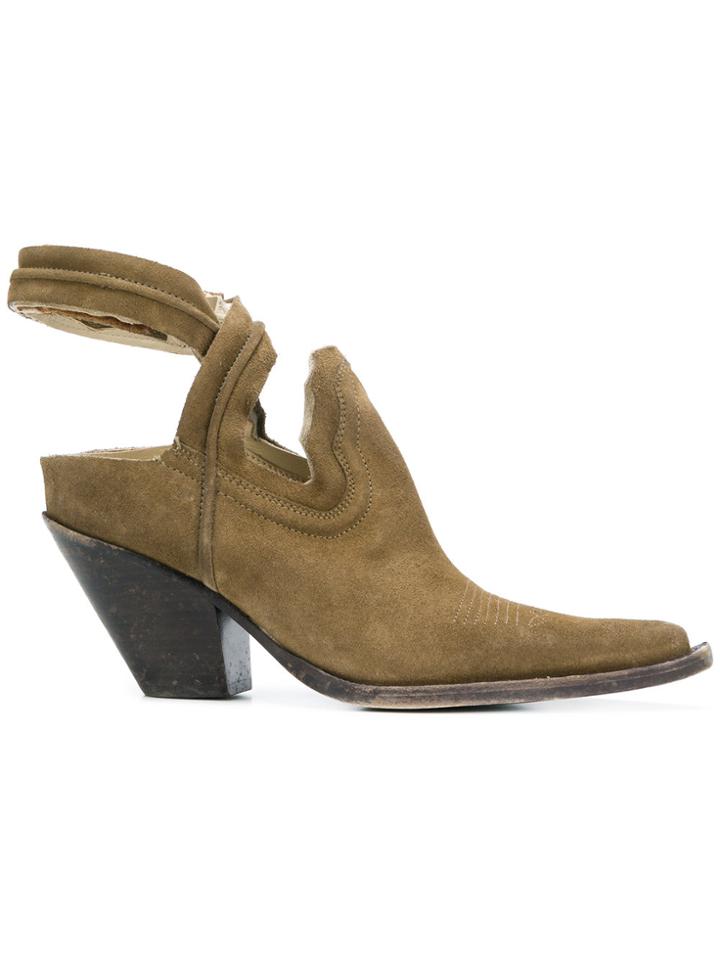 Maison Margiela Cut-out Cowboy Boots - Nude & Neutrals