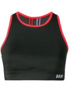 Dkny Medium Impact Sports Bra - Black