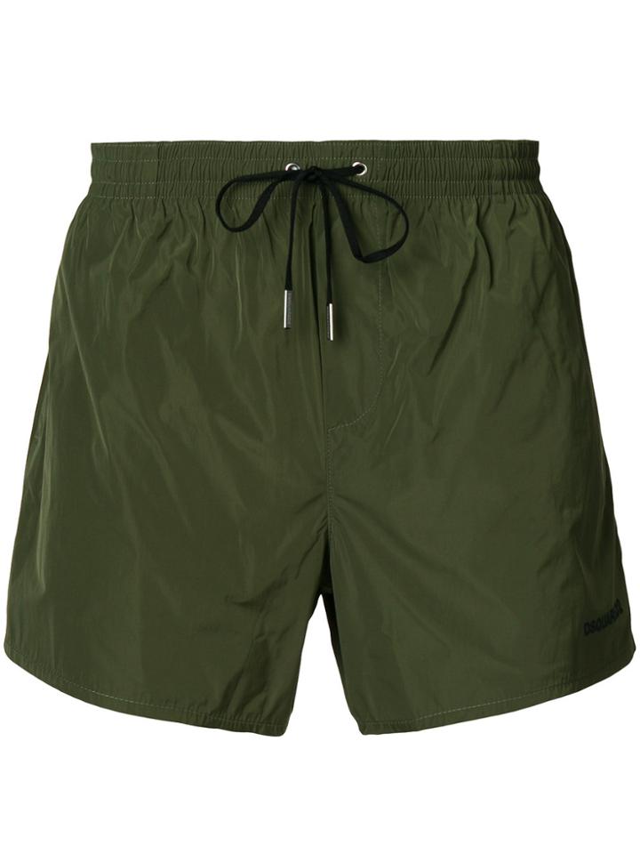 Dsquared2 Icon Drawstring Waist Shorts - Green