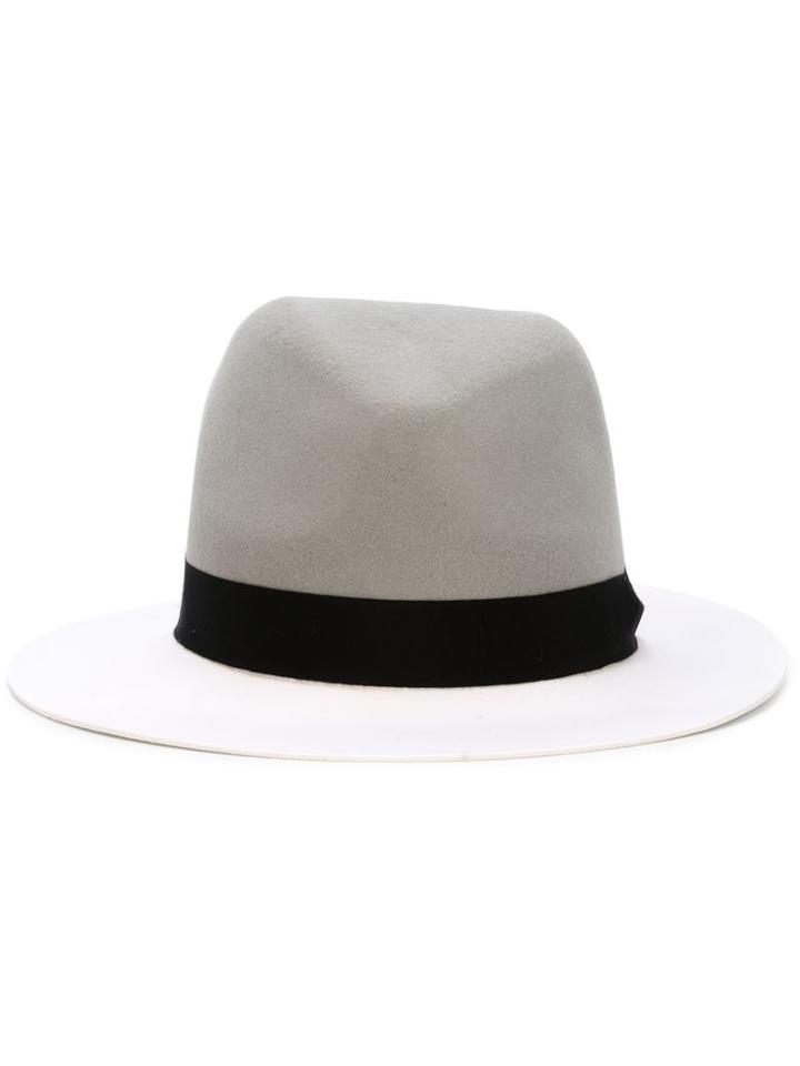 Rag & Bone Floppy Brim Fedora Hat, Women's, Size: Medium, Grey, Wool