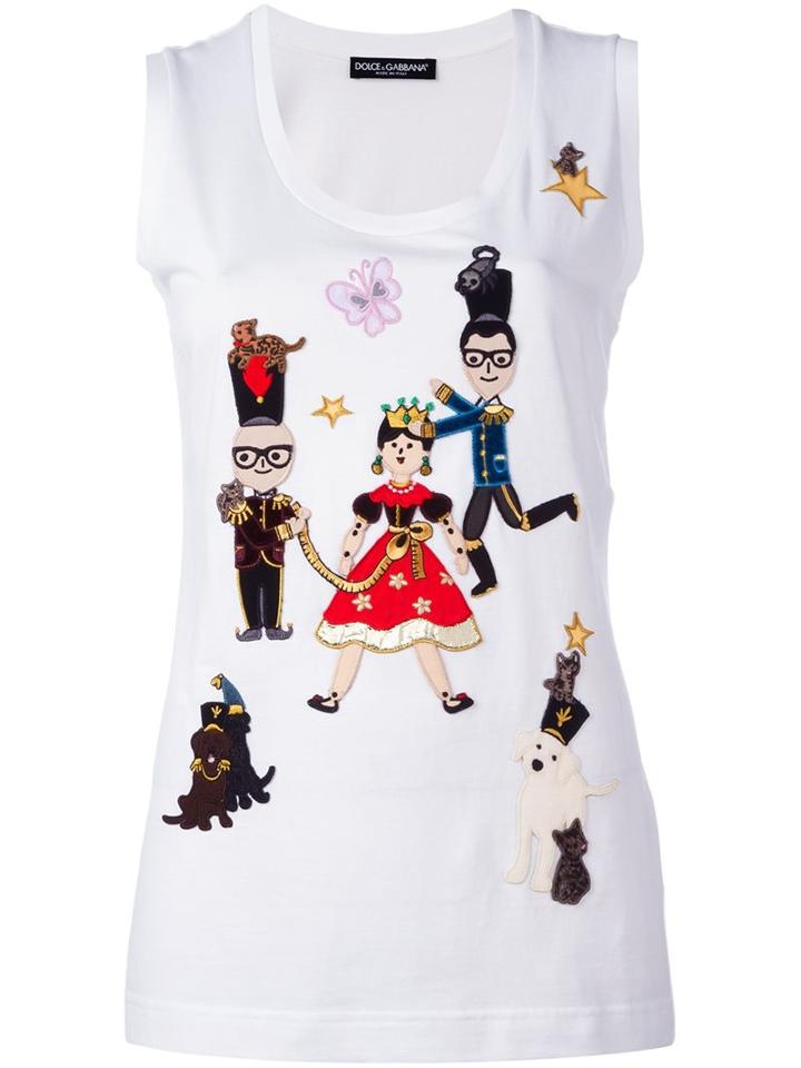 Dolce & Gabbana Designers Fairytale Patch Tank Top