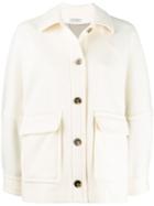 Alberto Biani Button-up Jacket - White