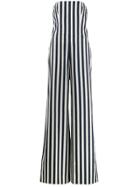 Chanel Pre-owned 2010 Striped Jumpsuit - White
