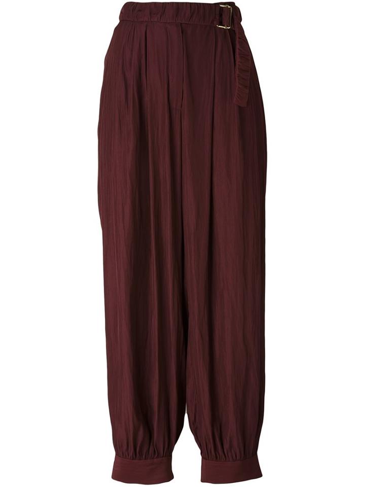 Lanvin Drop Crotch Wide Trousers
