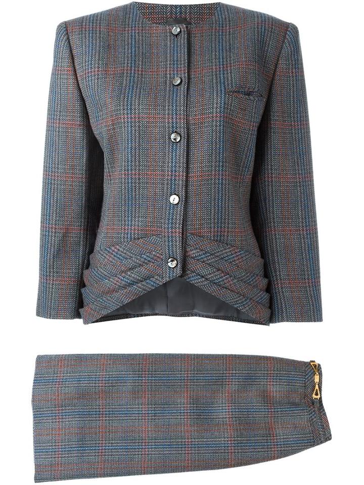 Louis Feraud Vintage Tweed Skirt Suit