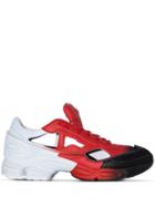 Adidas By Raf Simons X Raf Simons Red And Black Ozweego Cut Out