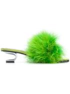 Nicole Saldaña Sarah Furry Mules - Green