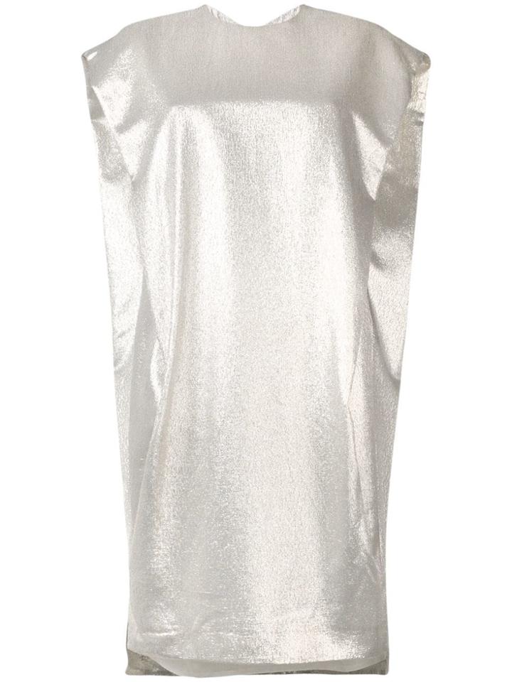 Poiret Midi Shift Dress - Gold