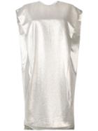 Poiret Midi Shift Dress - Gold