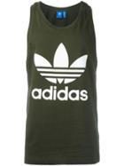 Adidas Originals Trefoil Logo Vest, Men's, Size: Large, Green, Cotton