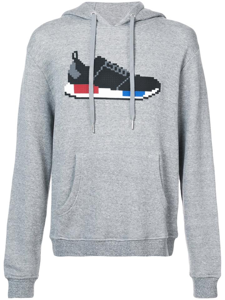 Mostly Heard Rarely Seen 8-bit Sneaker Hoodie - Grey
