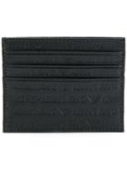 Armani Jeans Embossed Logo Cardholder - Black