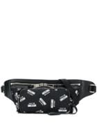 Moschino Logo-print Belt Bag - Black