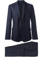Dolce & Gabbana Two Piece Suit, Men's, Size: 52, Blue, Silk/acetate/cupro/virgin Wool