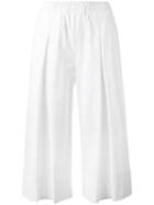 P.a.r.o.s.h. Cigno Trousers, Women's, Size: Xs, White, Cotton